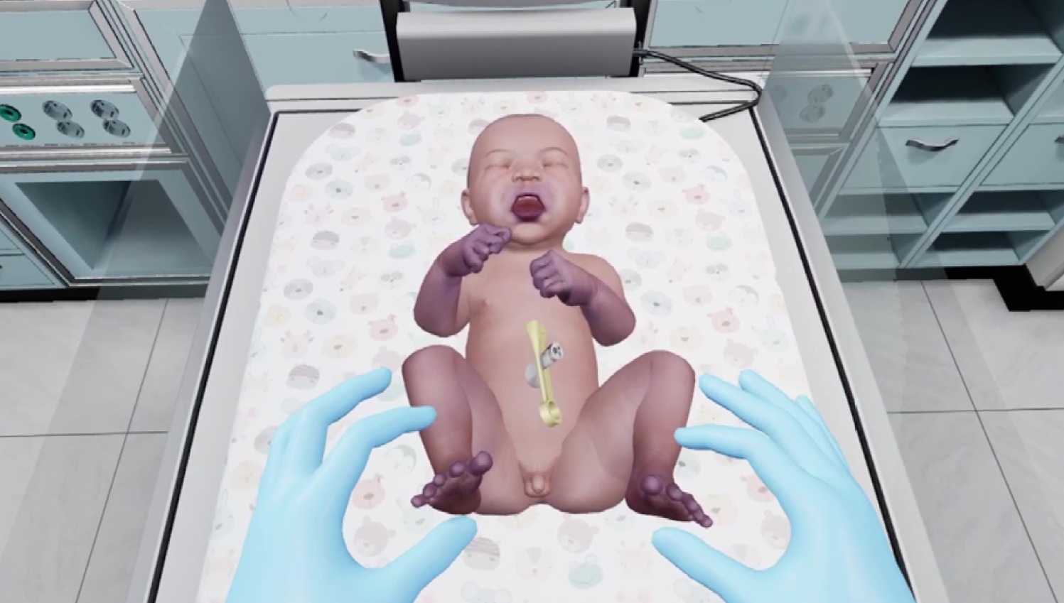 Simulador neonatal APGAR VR