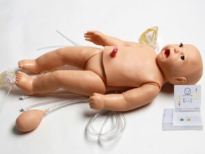 Maniquí avanzado de enfermería neonatal funcional completa y RCP (PRA004)