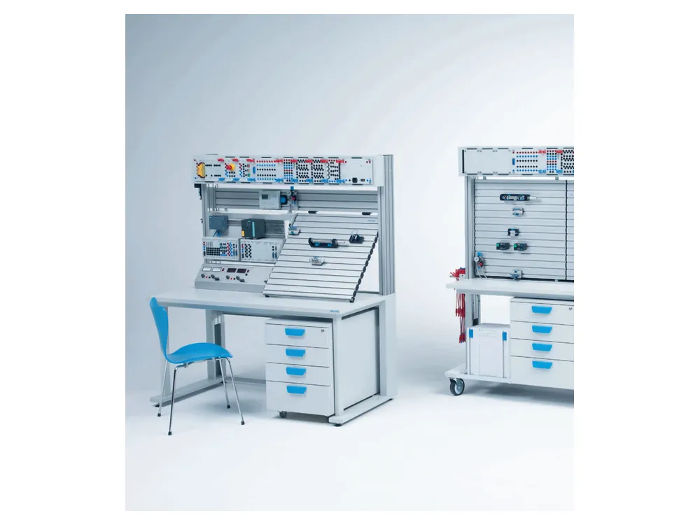 Sistema de entrenamiento en neumática para laboratorios industriales